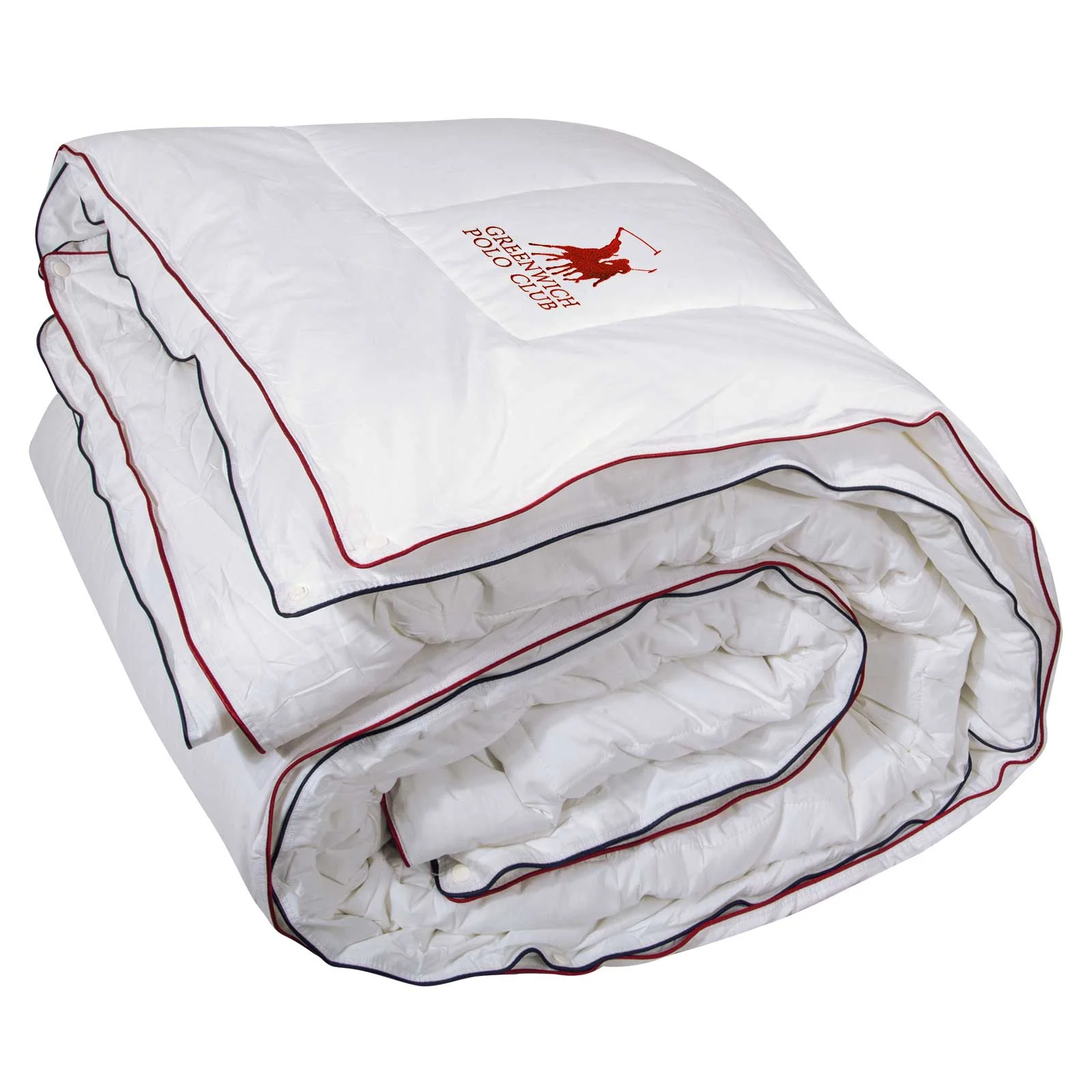 Φωτογραφία προϊόντος: Πάπλωμα 240x260 King Size 4 Seasons Premium Greenwich Polo Club 2348 Λευκό 100% βαμβακερό