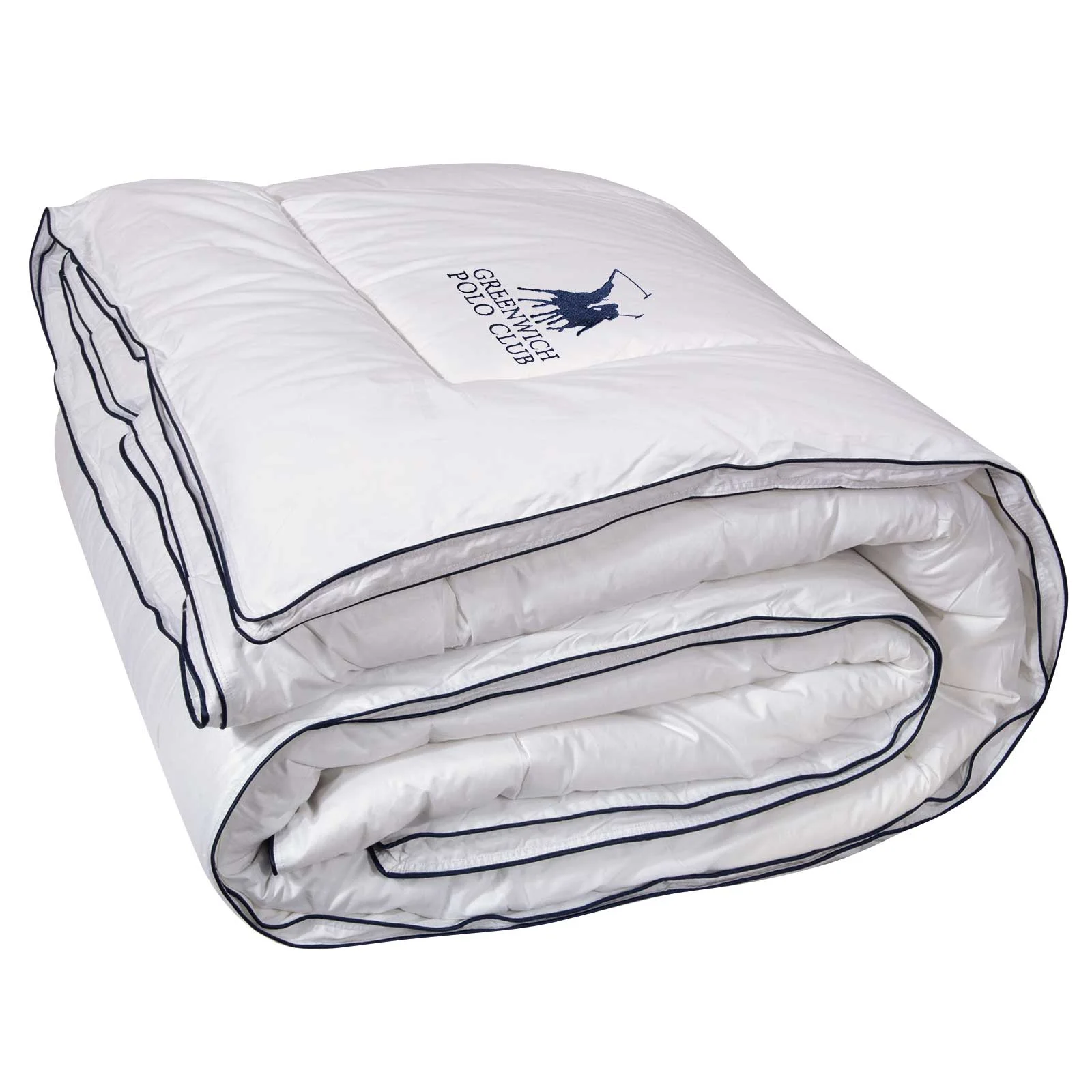 Φωτογραφία προϊόντος: Πάπλωμα 240x260 King Size 350gsm Microfiber Greenwich Polo Club 2346 White 100% βαμβακερό