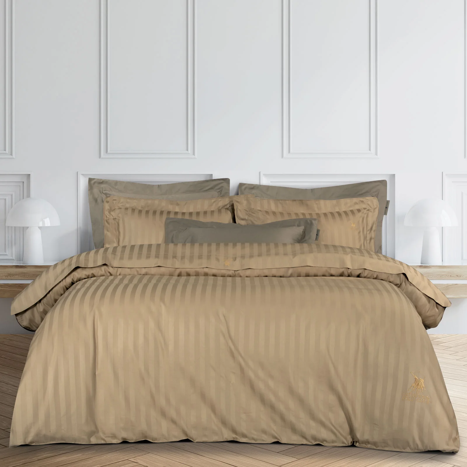 Φωτογραφία προϊόντος: Σετ Σεντόνια 270Χ280 King Size Classic Greenwich Polo Club 2153 Χρυσό