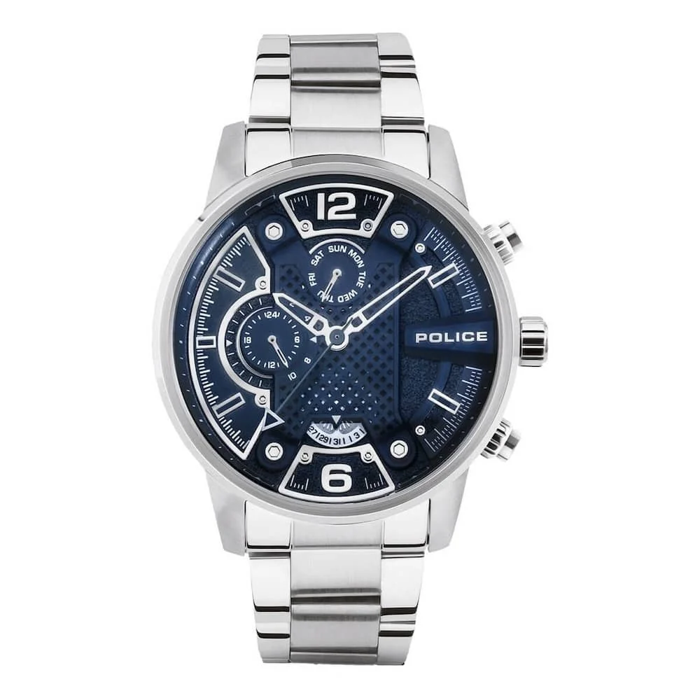 Φωτογραφία προϊόντος: Police Lanshu, Men's Watch, Silver Stainless Steel Bracelet PEWJK2203303
