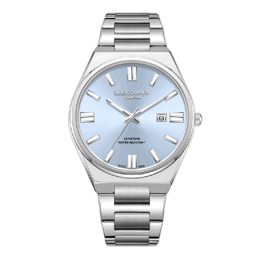 Φωτογραφία προϊόντος: Lee Cooper Watches Lee Cooper 8262 Men's Watch Silver Metallic Bracelet LC08262.300