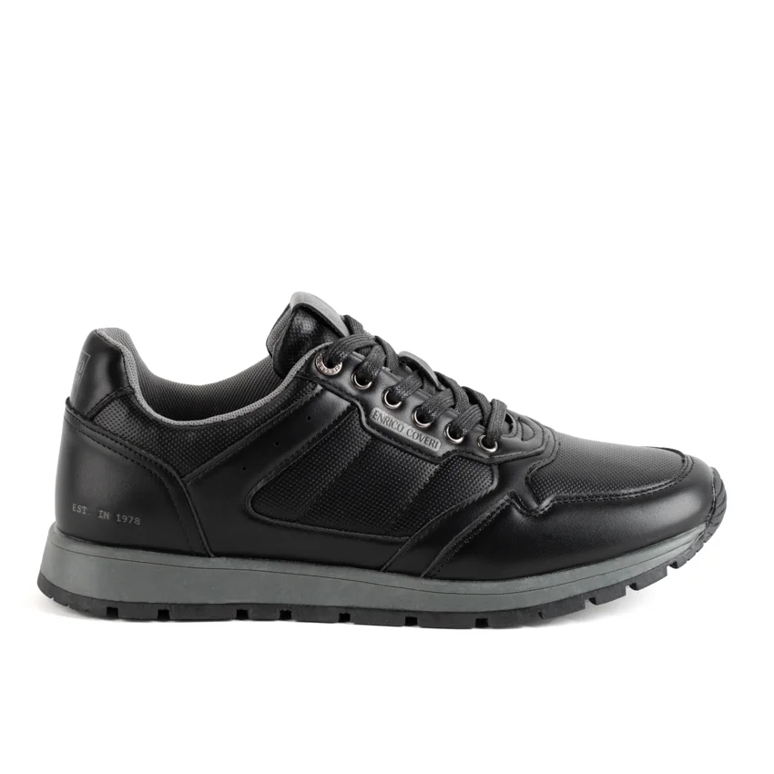 Φωτογραφία προϊόντος: ΑΝΔΡΙΚΑ CASUAL ΠΑΠΟΥΤΣΙΑ LOCKE CASUAL ENRICO COVERY BLACK ΜΑΥΡΟ