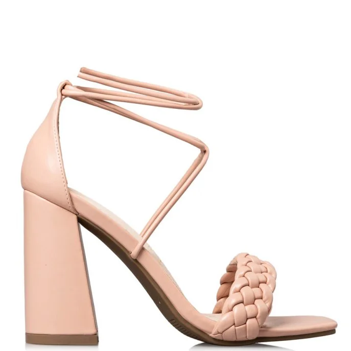 Φωτογραφία προϊόντος: ΓΥΝΑΙΚΕΙΑ ΠΕΔΙΛΑ ENVIE BLOCK HEEL SANDALS NUDE
