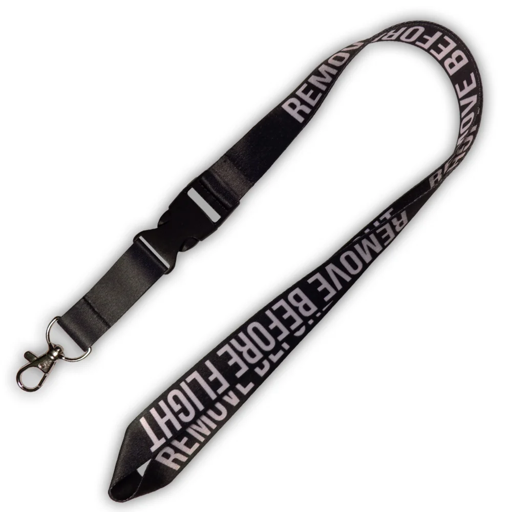 Φωτογραφία προϊόντος: Ιμάντες λαιμού REMOVE BEFORE FLIGHT B-W