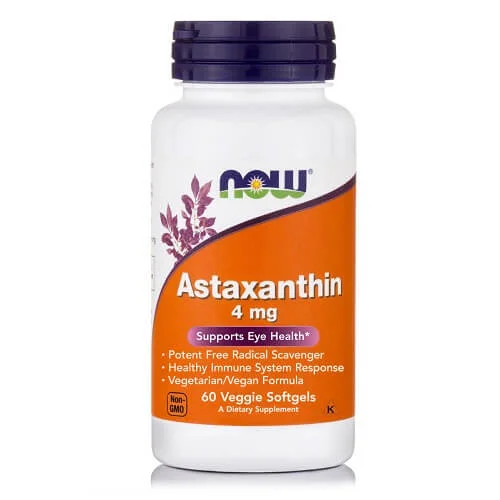 Φωτογραφία προϊόντος: Now Foods Astaxanthin 4mg 60 Veggie Softgels