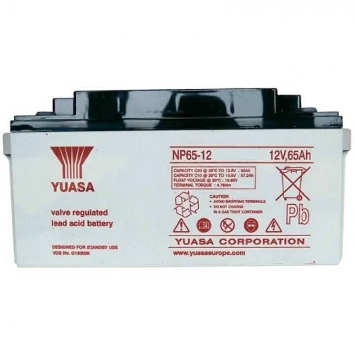 Φωτογραφία προϊόντος: Yuasa NP 65-12 12V 65Ah