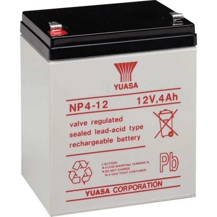 Φωτογραφία προϊόντος: Yuasa NP 4-12 12V 4Ah