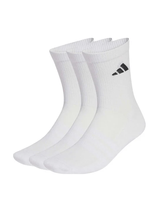 Φωτογραφία προϊόντος: adidas Αθλητικές Κάλτσες Λευκές 3 Ζεύγη JZ0530 ΛΕΥΚΟ