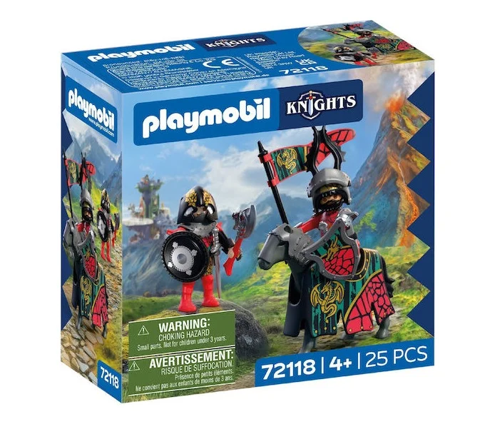 Φωτογραφία προϊόντος: Playmobil Knights Αρχηγός Ιπποτών Δράκων και Πολεμιστής 72118