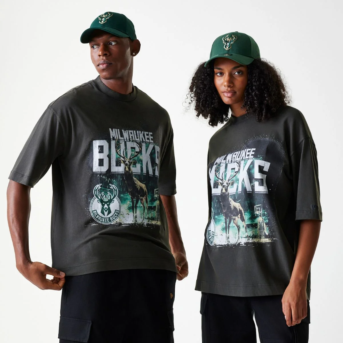 Φωτογραφία προϊόντος: NEW ERA MILWAUKEE BUCKS NBA WASHED TEE - ΓΚΡΙ