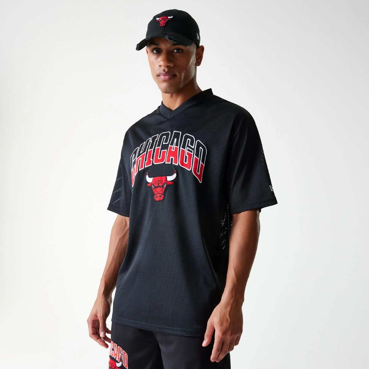 Φωτογραφία προϊόντος: NEW ERA CHICAGO BULLS NBA ARCH MESH JERSEY TEE - ΜΑΥΡΟ