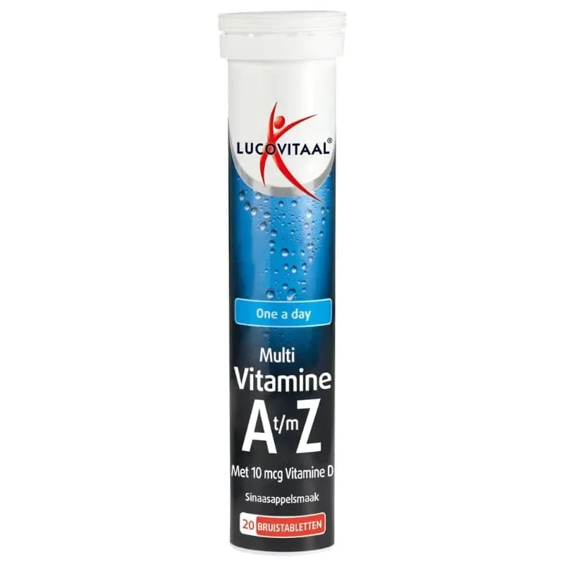Φωτογραφία προϊόντος: Lucovitaal Multi Vitamin A-Z Συμπλήρωμα Διατροφής Πολυβιταμίνη 20 Αναβράζοντα Δισκία