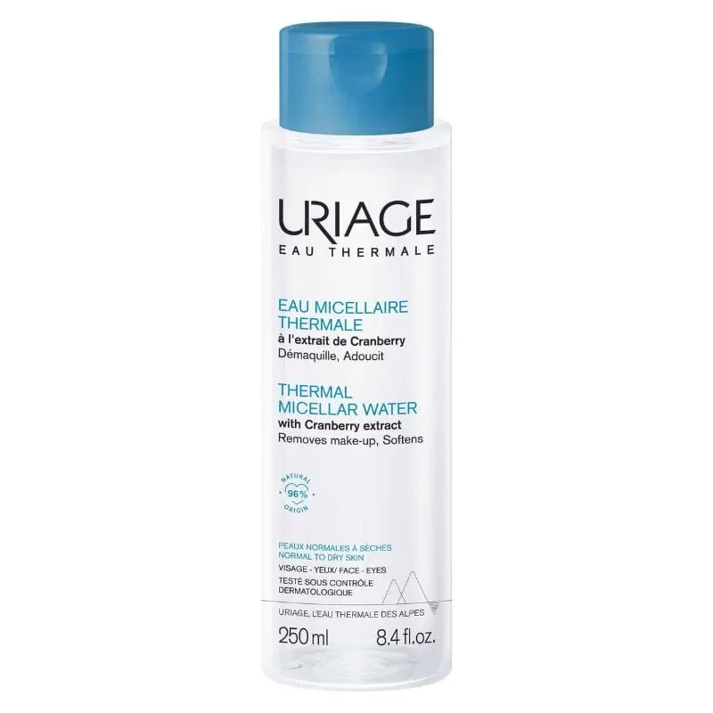 Φωτογραφία προϊόντος: Uriage Thermal Micellar Water Ιαματικό Νερό Καθαρισμού Για Κανονικές - Ξηρές Επιδερμίδες 250ml