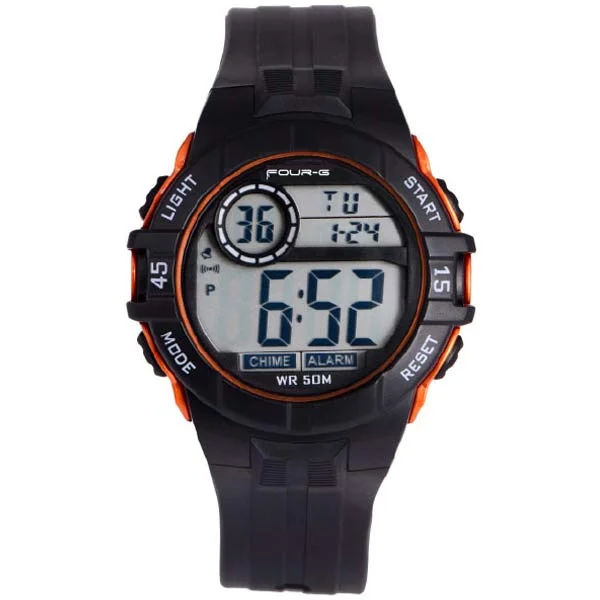 Φωτογραφία προϊόντος: JAGA FOUR-G 317G-5 Black-orange + δώρο λουράκι