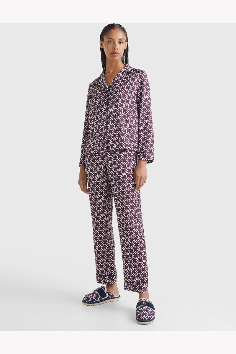 Φωτογραφία προϊόντος: LONG SLEEVE PJ SET MONOGRAM Tommy Hilfiger UW0UW03959-0JG multicolor