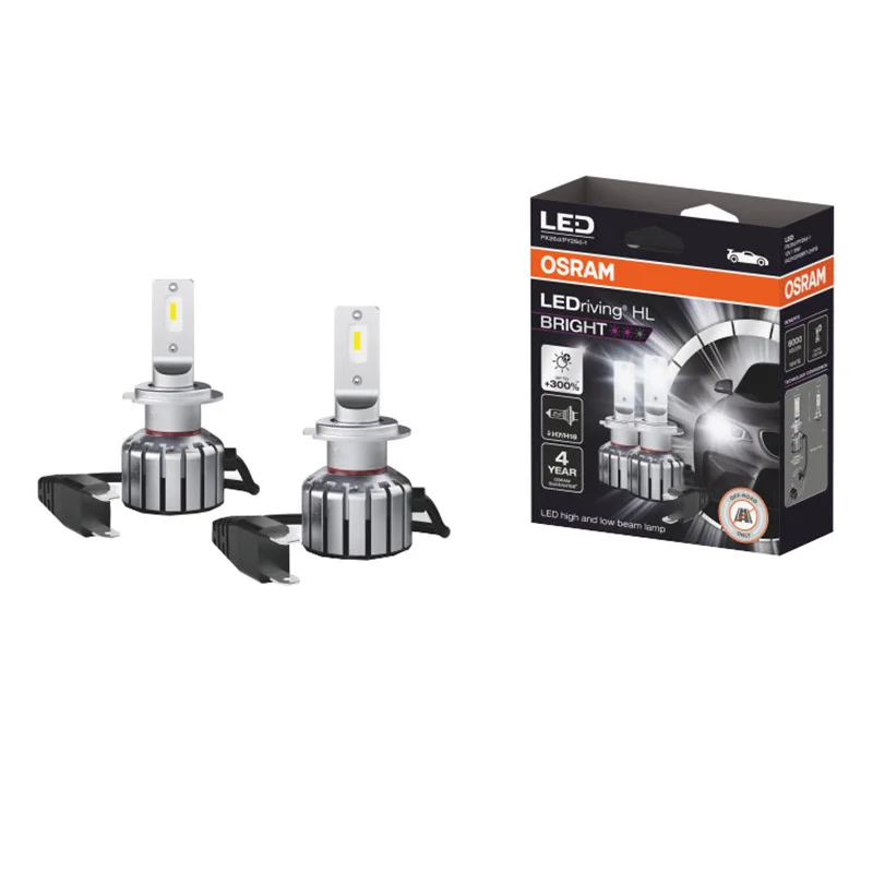 Φωτογραφία προϊόντος: Osram Λάμπες Led H7/H18 12volt 19watt LEDriving HL Bright 6000k 2τμχ