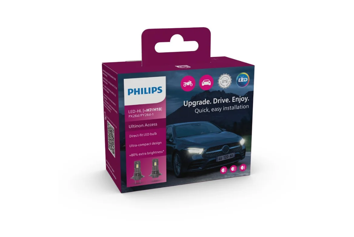 Φωτογραφία προϊόντος: Philips Ultinon Access H7/H18 LED 12V 16W 6000K 2τμχ