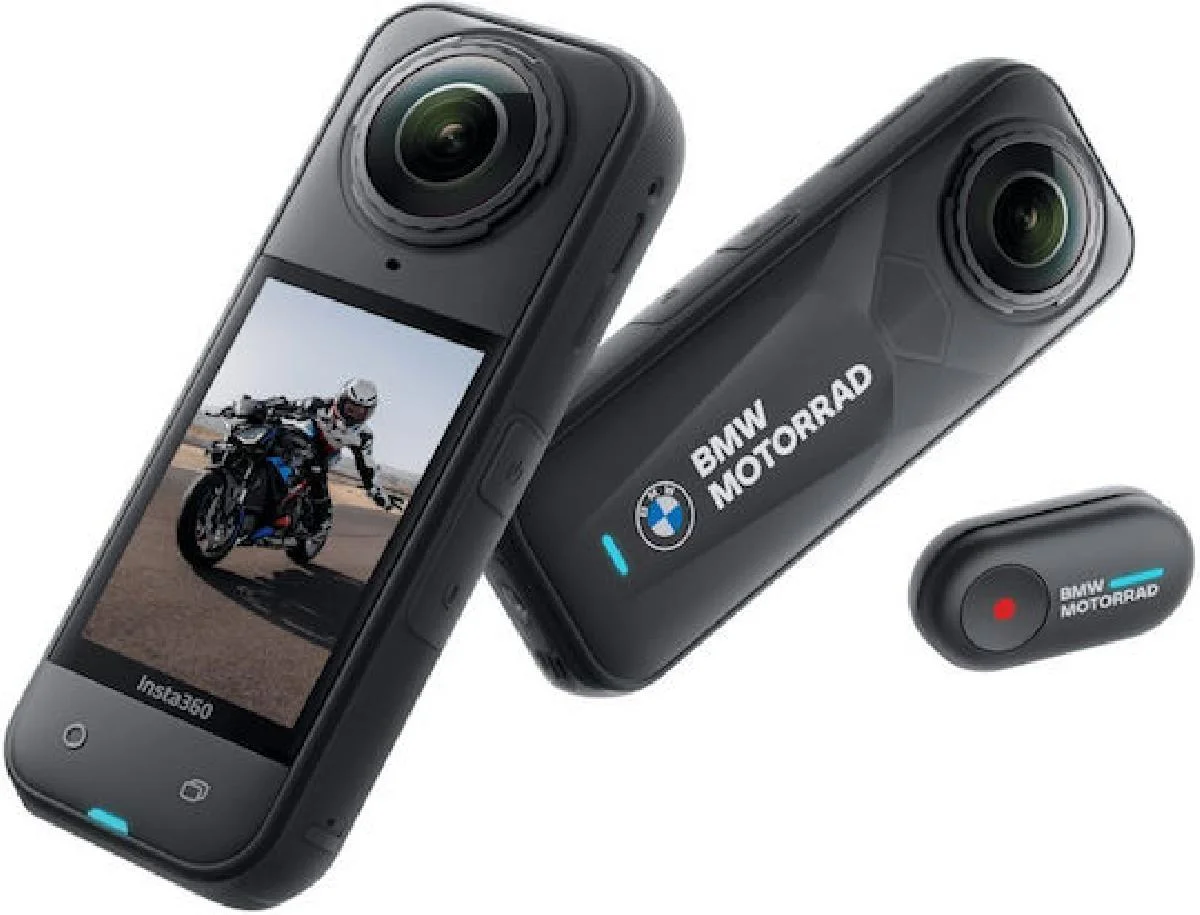 Φωτογραφία προϊόντος: Insta360 X5 BMW Motorrad Edition - Ultra Battery, Mini Remote BMW Motorrad Edition