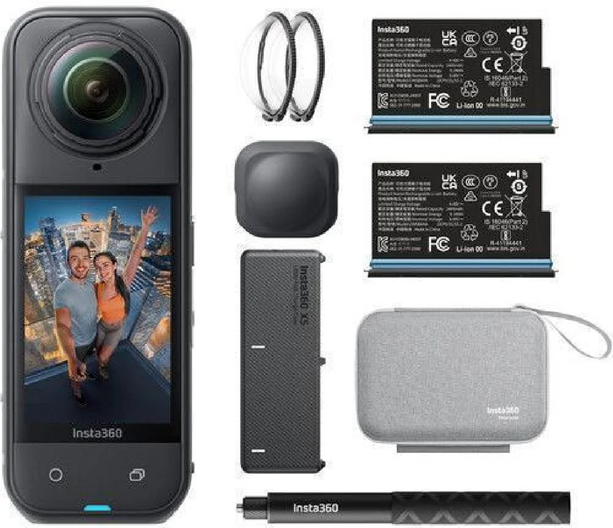 Φωτογραφία προϊόντος: Insta360 X5 - 8K, Triple AI Chip, Action Camera Essentials Bundle