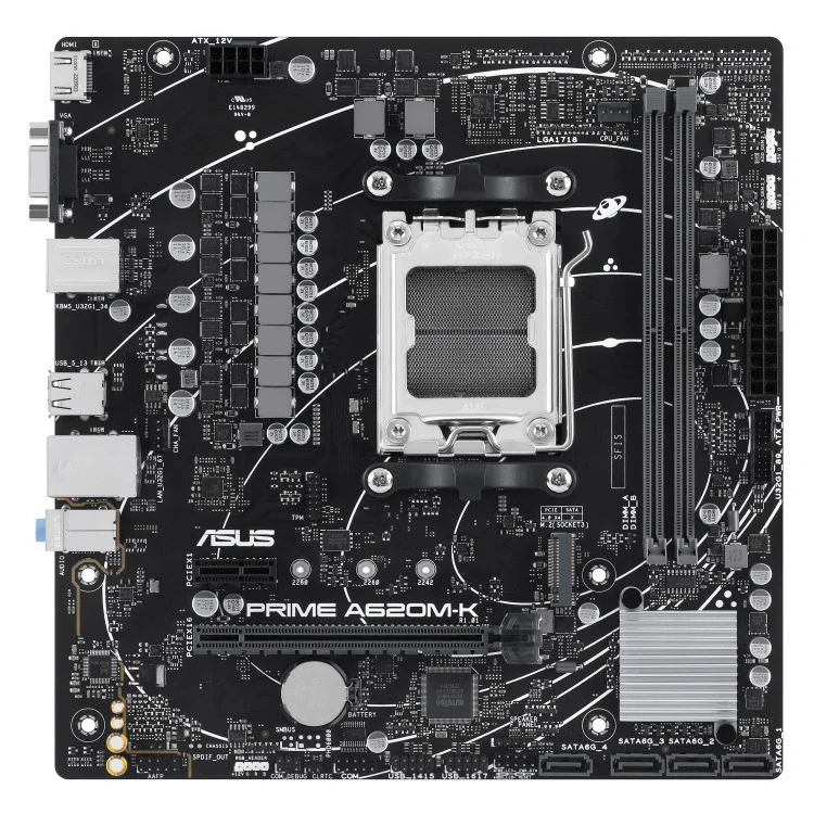 Φωτογραφία προϊόντος: ASUS MOTHERBOARD PRIME A620M-K, AM5 , MATX, DDR5