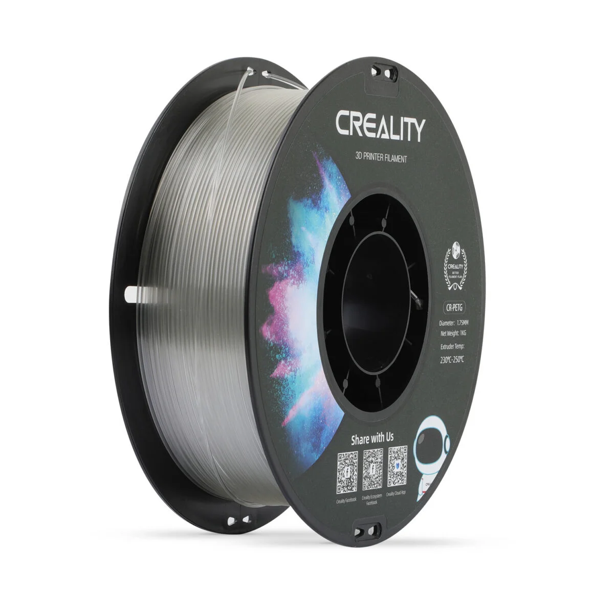 Φωτογραφία προϊόντος: CR-PETG Filament Creality (Transparent)