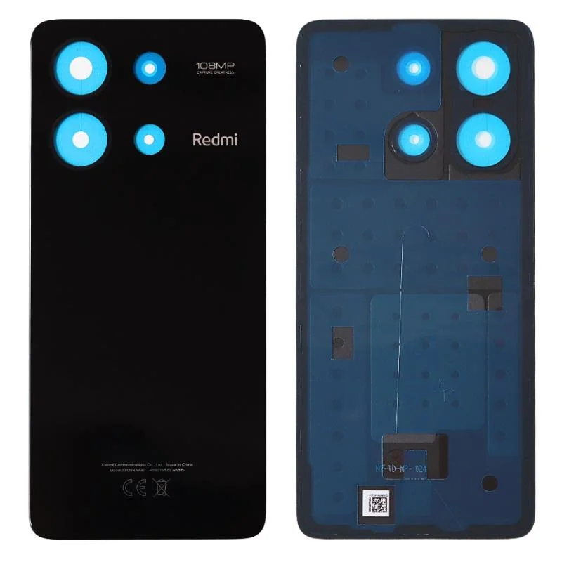 Φωτογραφία προϊόντος: Καπάκι Μπαταρίας Xiaomi Redmi Note 13 Μαύρο (OEM)