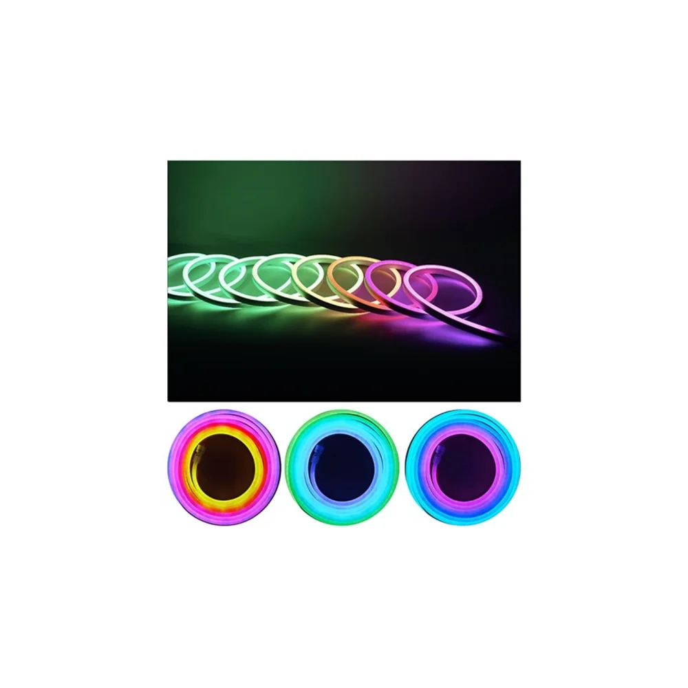 Φωτογραφία προϊόντος: Plastona Σωλήνας LED neon flex 5M με remote