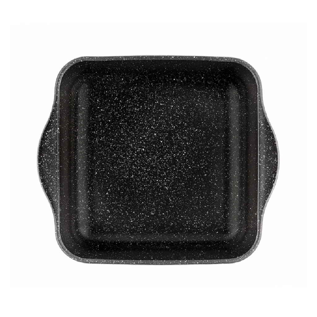 Φωτογραφία προϊόντος: Espiel UP.OR. BORCAM NON-STICK BLACK SQ. TRAY TEMP. 1950CC 25,6X22X5,93 P/144 GB1.OB6 (smC)