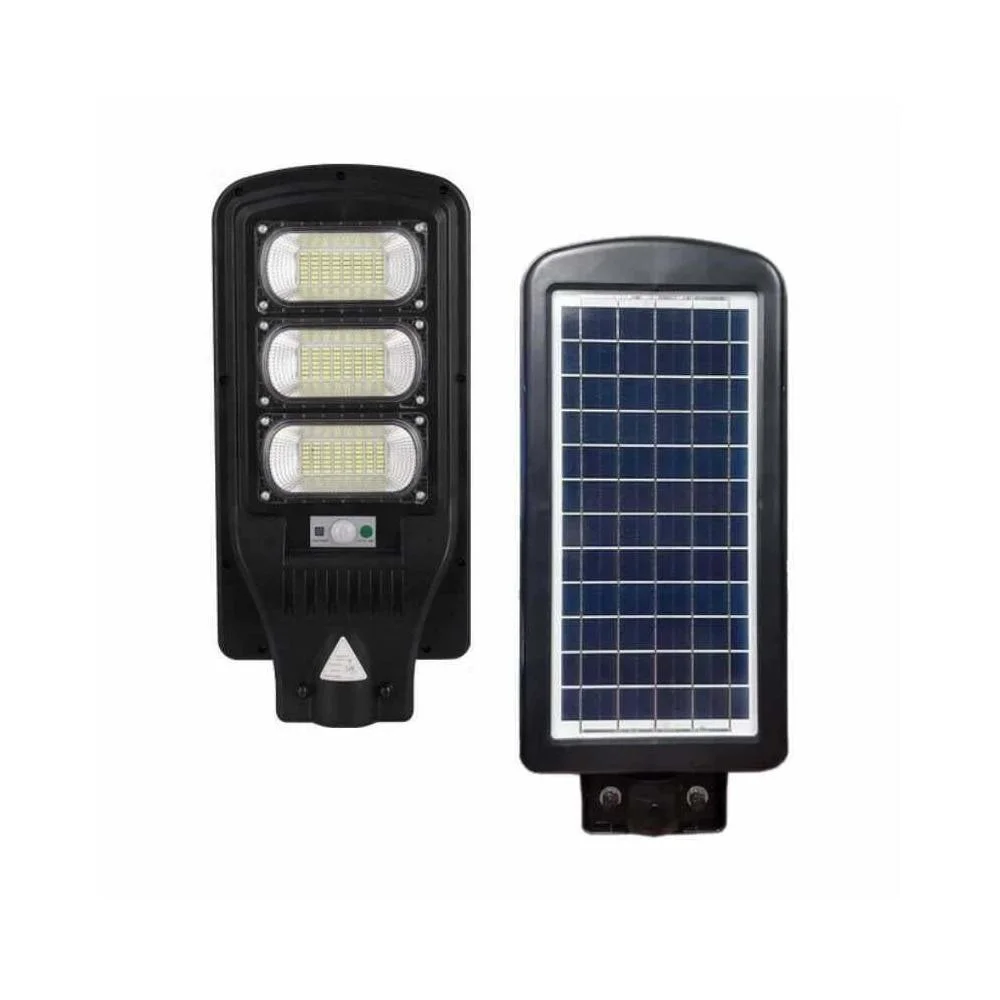 Φωτογραφία προϊόντος: Φωτιστικό δρόμου LED 300W με ενσωματωμένο φωτοβολταϊκό πάνελ και τηλεχειριστήριο