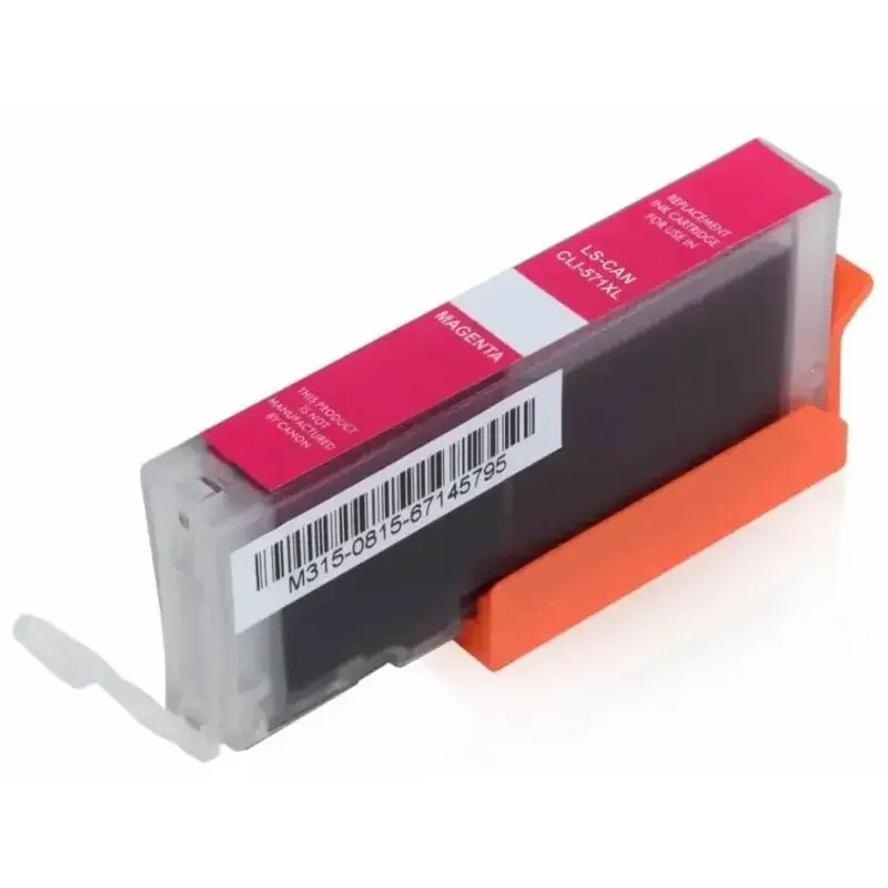 Φωτογραφία προϊόντος: Ninestar Συμβατό μελάνι Canon CLI-571XL Magenta 0333C001