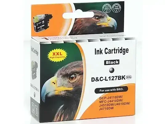Φωτογραφία προϊόντος: Dragon Συμβατό μελάνι Brother LC127XL BLACK