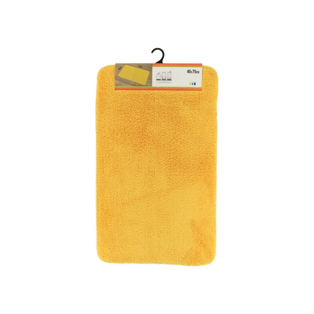 Φωτογραφία προϊόντος: Plastona Χαλί μπάνιου microfiber με λάστιχο κίτρινο 45Χ75