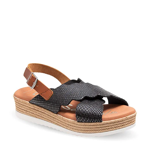 Φωτογραφία προϊόντος: OH! MY SANDALS ΔΕΡΜΑΤΙΝΑ ΠΕΔΙΛΑ ΜΑΥΡΑ ΧΙΑΣΤΙ 4843