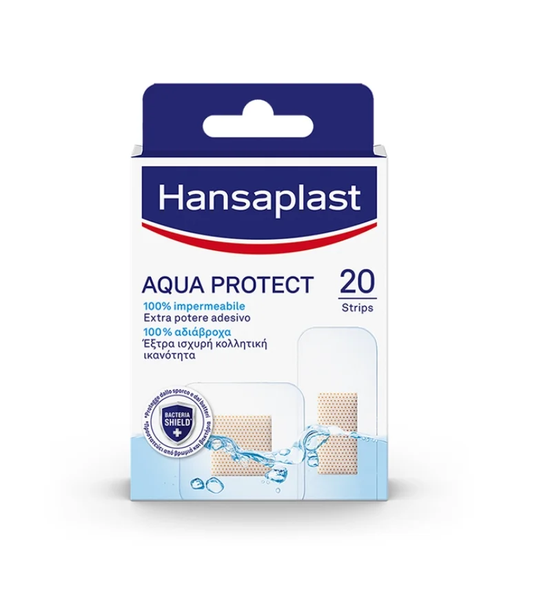 Φωτογραφία προϊόντος: Hansaplast Aqua Protect Αδιάβροχοι Επίδεσμοι 20τμχ