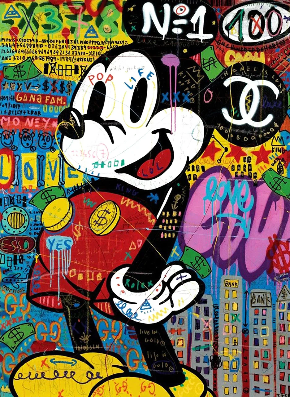 Φωτογραφία προϊόντος: Πίνακας σε καμβά Pop Art Graffiti Street art