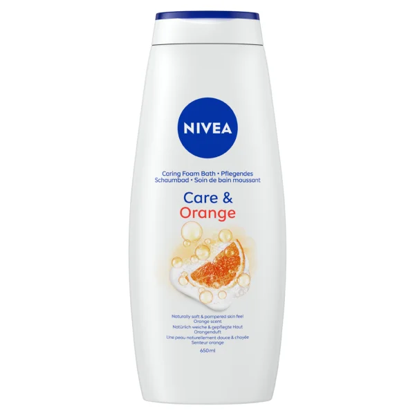 Φωτογραφία προϊόντος: Nivea Αφρόλουτρο Care & Orange 650ml