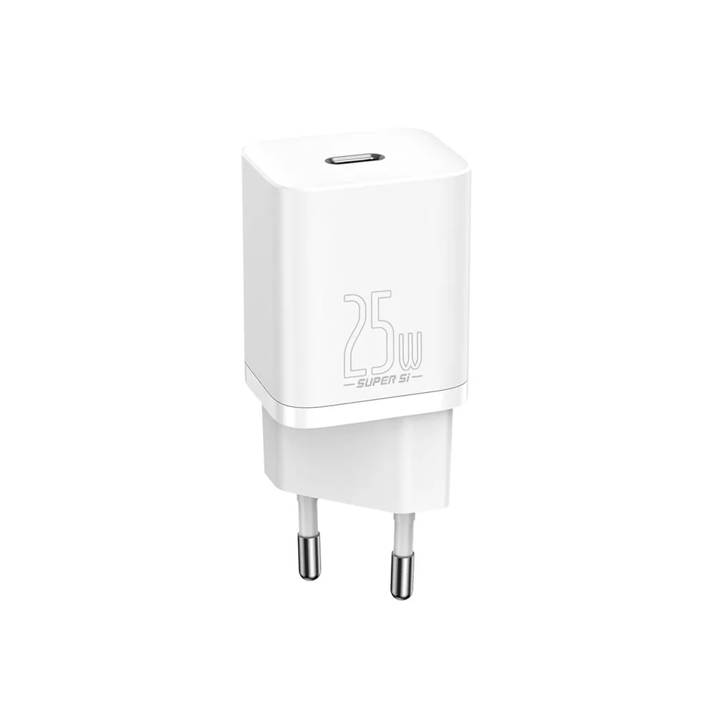 Φωτογραφία προϊόντος: Baseus Super Si 1C Travel Quick Charger White (25W) (CCSP020102) (BASCCSP020102)