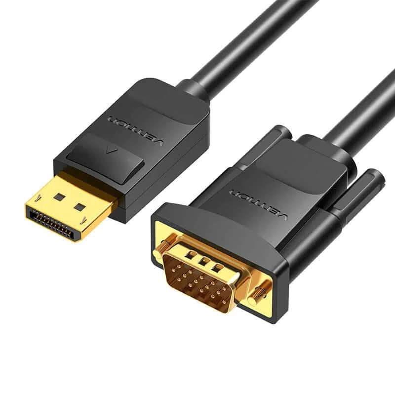 Φωτογραφία προϊόντος: Καλώδιο DisplayPort σε VGA Vention HBLBI 3m, 1080P 60Hz (Μαύρο)