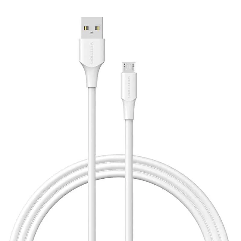 Φωτογραφία προϊόντος: Καλώδιο USB 2.0 σε Micro USB Vention CTIWF 2A 1m (λευκό)