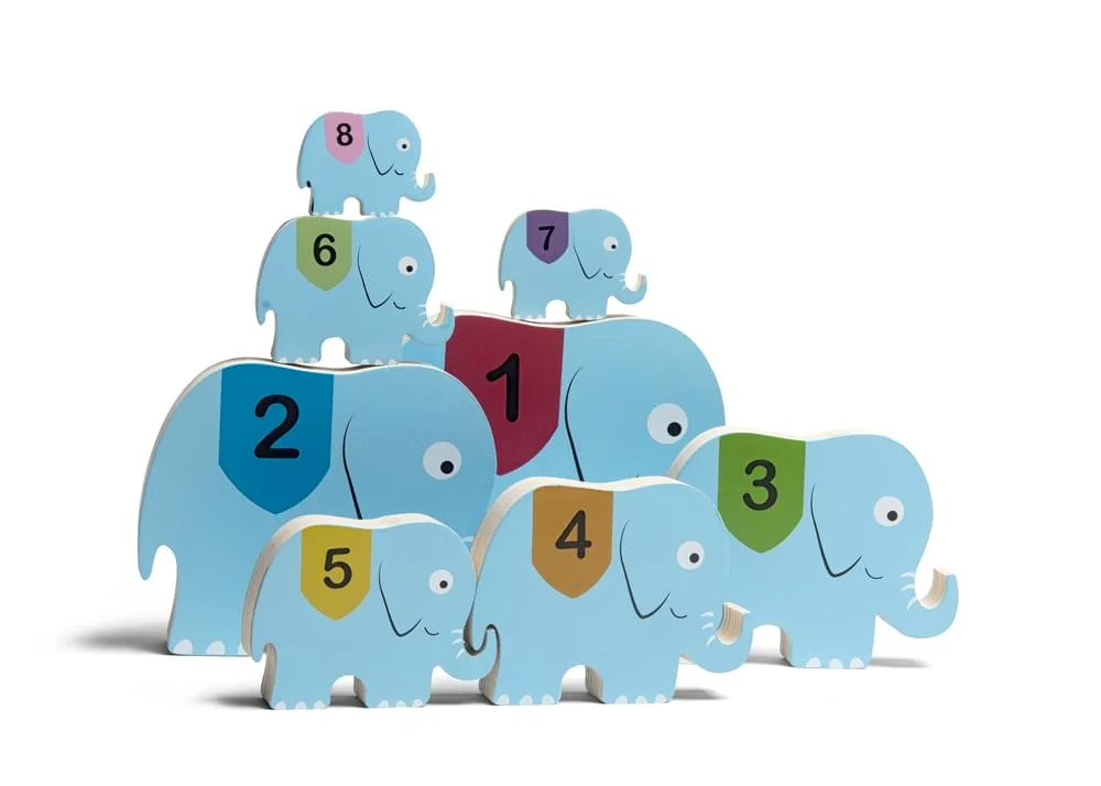 Φωτογραφία προϊόντος: Ξύλινο Circus Elephants Bs Toys
