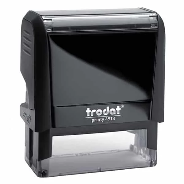 Φωτογραφία προϊόντος: TRODAT 4913 (5-7 σειρών) (58x22mm) ΜΑΥΡΗ με μπλέ μελάνι