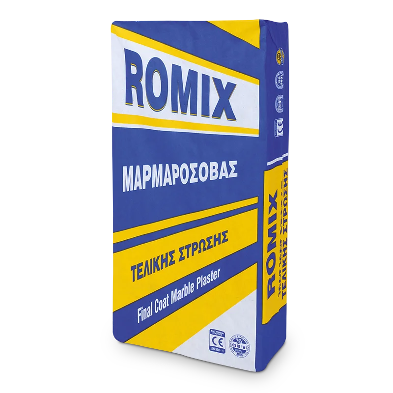 Φωτογραφία προϊόντος: Durostick Romix Μαρμαροσοβάς Τελικής στρώσης Λευκός 25 kg