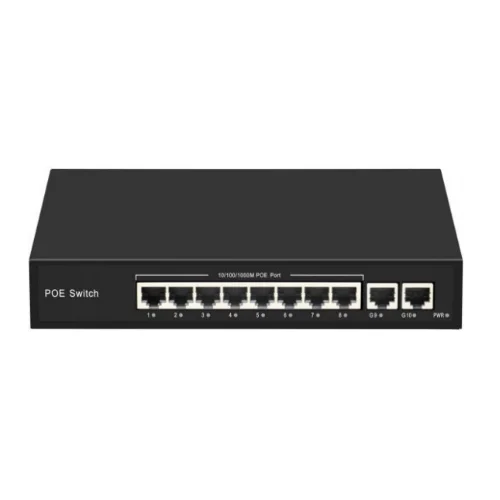 Φωτογραφία προϊόντος: POE Switch 10/100/1000 8PORT ST-1000-8 · SecurityTech