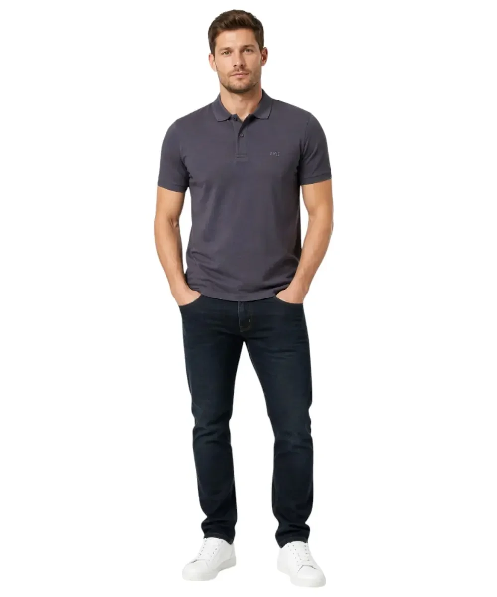 Φωτογραφία προϊόντος: Rifle- Ανδρικό T-shirt Polo RFP249-BLU Μπλε Σκούρο