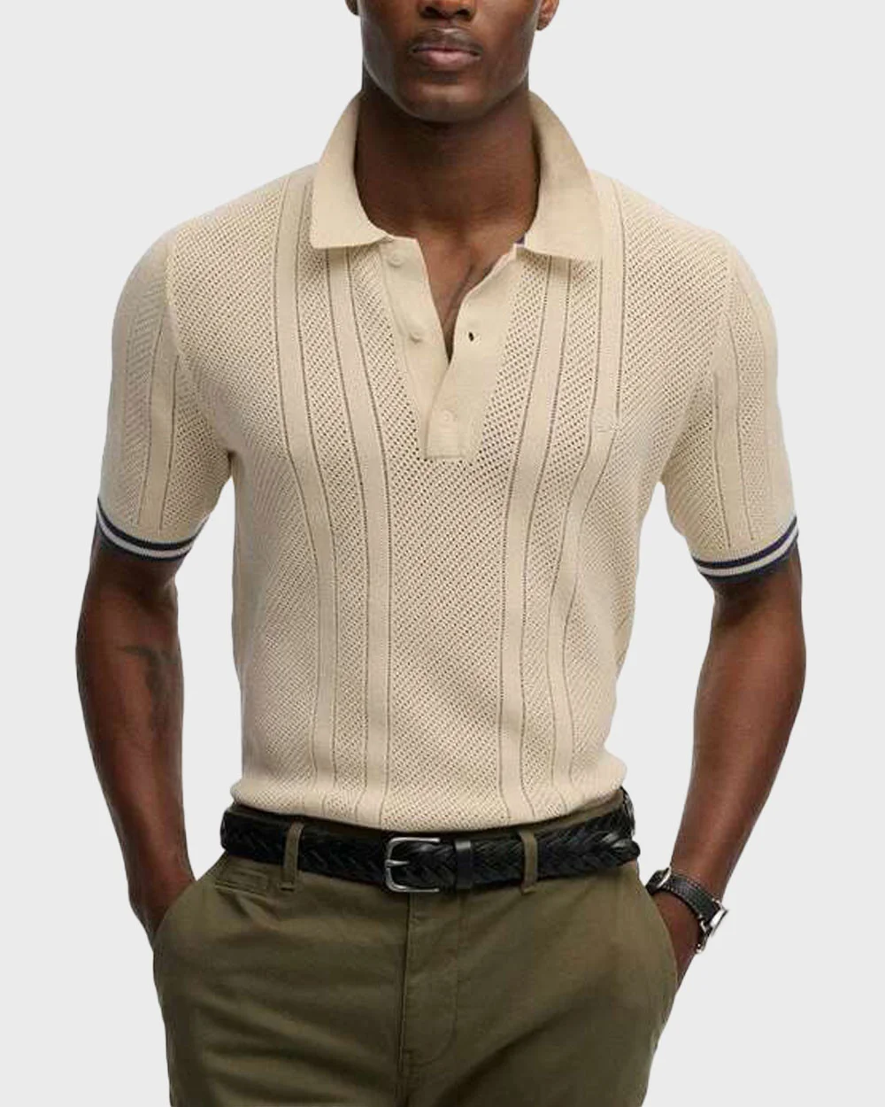 Φωτογραφία προϊόντος: SUPERDRY TEXTURE POLO ΑΝΔΡΙΚΟ ΠΟΥΛΟΒΕΡ ΚΟΝΤΟΜΑΝΙΚΟ - M1110458A ΕΚΡΟΥ