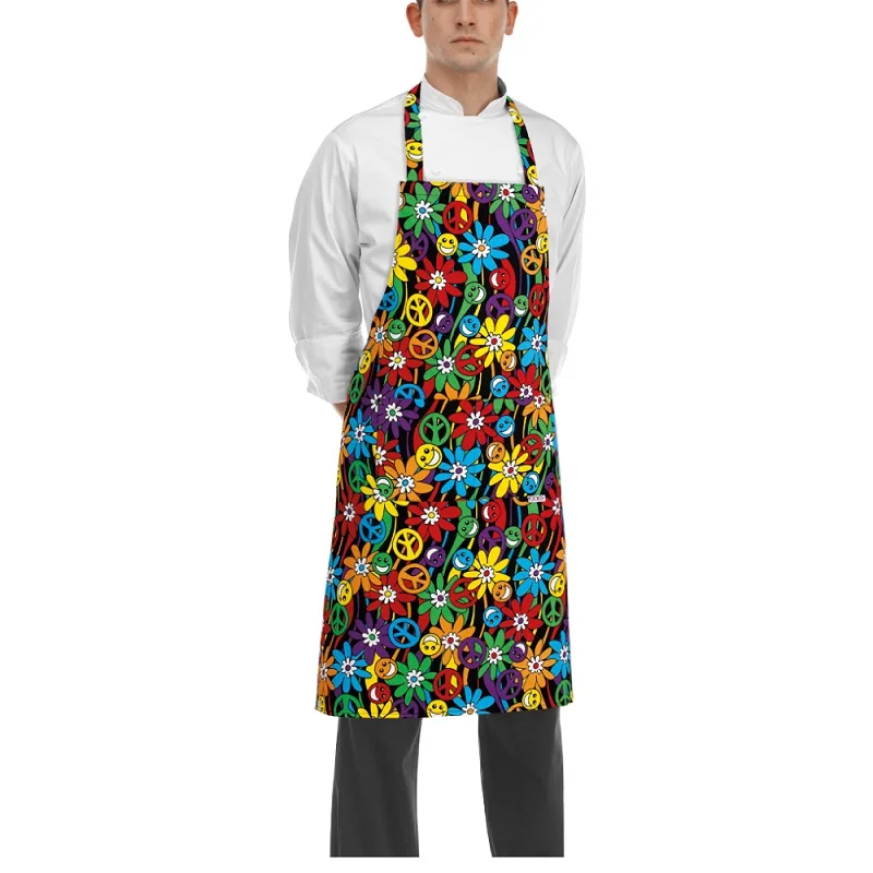 Φωτογραφία προϊόντος: Ολόσωμη ποδιά Bip Apron Peace +amp; Love – Egochef 6103147A