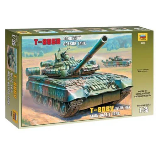 Φωτογραφία προϊόντος: ZVEZDA 3592 1/35 RUSSIAN BATTLE TANK T-80BV WITH ERA