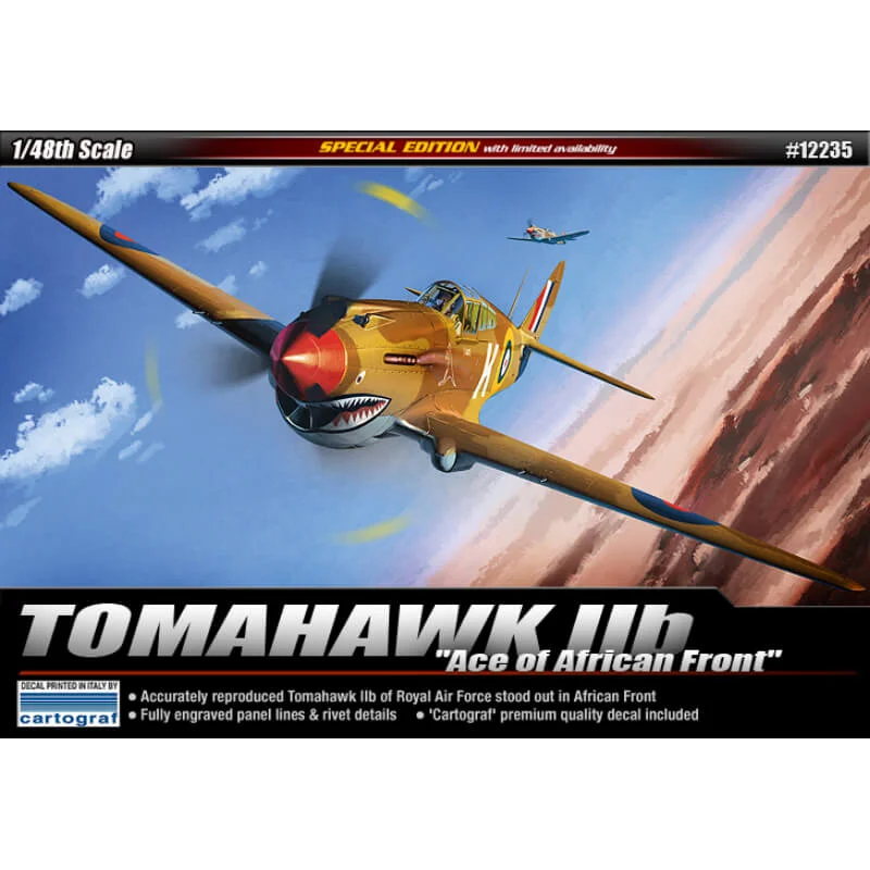Φωτογραφία προϊόντος: ACADEMY 1/48 TOMAHAWK IIb "Ace of African Front" 12235 12166