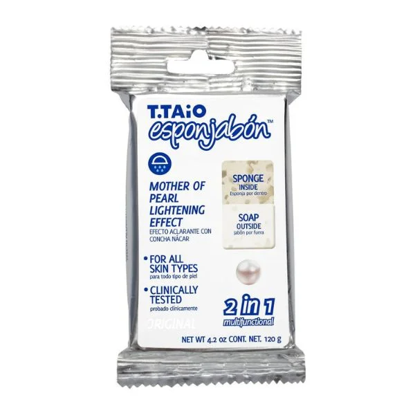 Φωτογραφία προϊόντος: Σαπούνι-Σφουγγάρι Mother of Pearl για Λευκαντική δράση 120gr - EsponJabon
