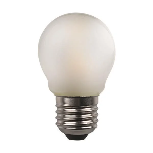 Φωτογραφία προϊόντος: ΛΑΜΠΑ LED ΣΦΑΙΡΙΚΗ CROSSED FILAMENT 4.5W E27 3000K 220-240V FROST 147-78264